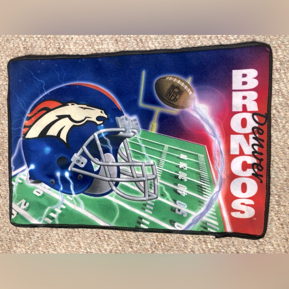 NFL Denver Broncos throw rug